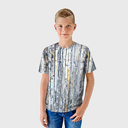 Футболка детская Новогодний дождик, цвет: 3D-принт — фото 2