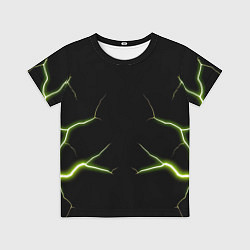 Футболка детская Color green black, цвет: 3D-принт