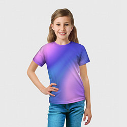 Футболка детская Color multicolored gradient, цвет: 3D-принт — фото 2