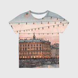Футболка детская Новогодний зимний Питер, цвет: 3D-принт