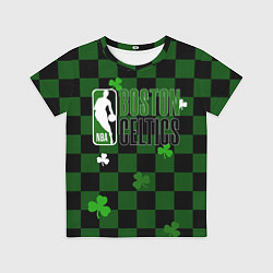 Футболка детская NBA Boston Celtics, цвет: 3D-принт