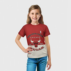 Футболка детская NBA Bulls Vintage, цвет: 3D-принт — фото 2