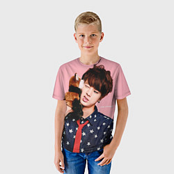 Футболка детская BTS: Love Me, цвет: 3D-принт — фото 2