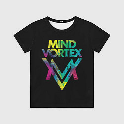 Футболка детская Mind Vortex Colour, цвет: 3D-принт