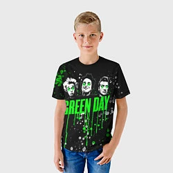 Футболка детская Green Day: Acid Colour, цвет: 3D-принт — фото 2