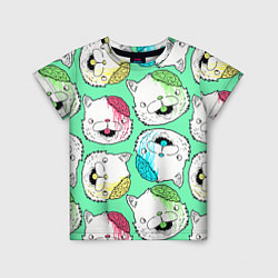 Футболка детская Drop Dead: Kitty Heads, цвет: 3D-принт