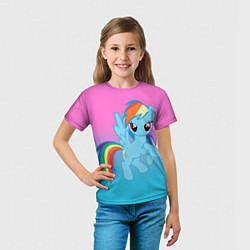Футболка детская My Little Pony, цвет: 3D-принт — фото 2