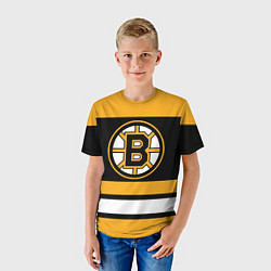 Футболка детская Boston Bruins, цвет: 3D-принт — фото 2