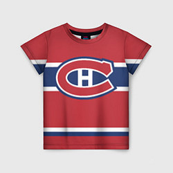 Футболка детская Montreal Canadiens, цвет: 3D-принт