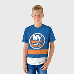 Футболка детская New York Islanders, цвет: 3D-принт — фото 2