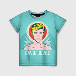 Футболка детская David Bowie: pop-art, цвет: 3D-принт