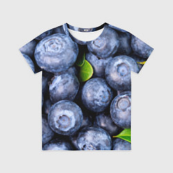 Футболка детская Черника, цвет: 3D-принт
