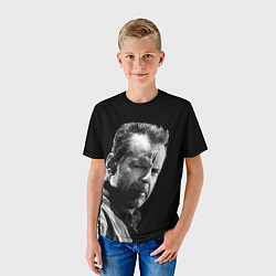 Футболка детская Брюс Уиллис со шрамом, цвет: 3D-принт — фото 2