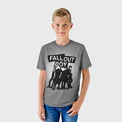 Футболка детская Fall out boy, цвет: 3D-принт — фото 2