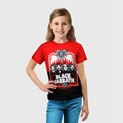 Футболка детская Black Sabbath: Red Sun, цвет: 3D-принт — фото 2