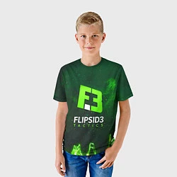 Футболка детская Flipsid3 Tactics, цвет: 3D-принт — фото 2