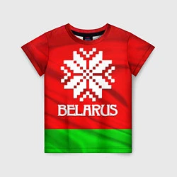 Футболка детская Belarus, цвет: 3D-принт