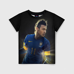 Футболка детская Neymar: Brasil Team, цвет: 3D-принт