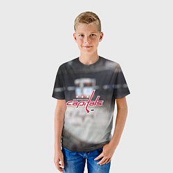 Футболка детская Washington Capitals, цвет: 3D-принт — фото 2