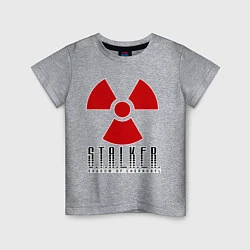 Футболка хлопковая детская STALKER: Shadow of Chernobyl, цвет: меланж