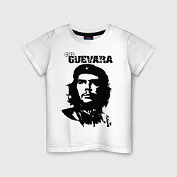 Футболка хлопковая детская Che Guevara, цвет: белый