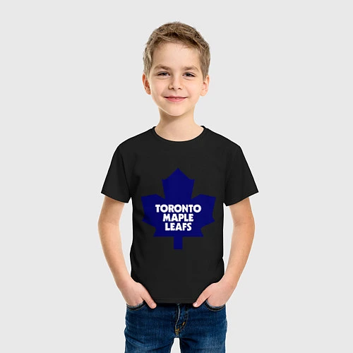 Детская футболка Toronto Maple Leafs / Черный – фото 3