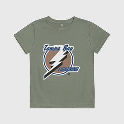 Футболка хлопковая детская Tampa Bay, цвет: авокадо