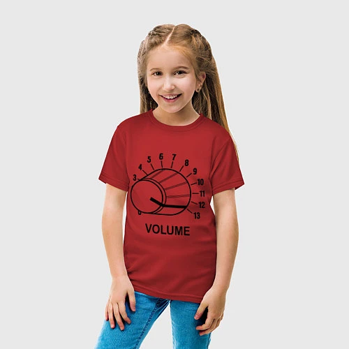 Детская футболка Volume - крутилка / Красный – фото 4
