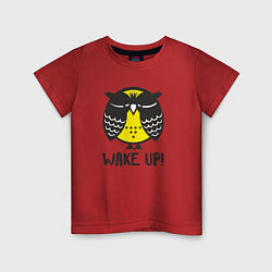 Детская футболка Owl: Wake up!