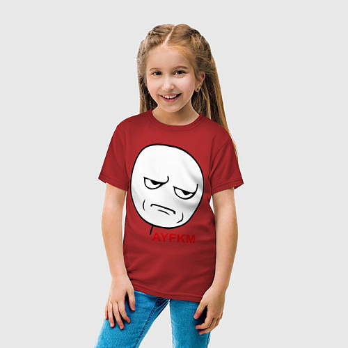 Детская футболка AYFKM / Красный – фото 4