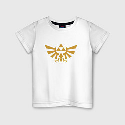 Футболка хлопковая детская The Legend of Zelda, цвет: белый