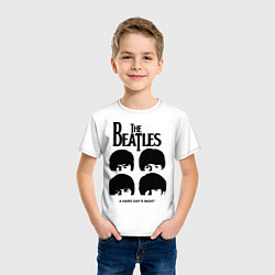 Футболка хлопковая детская A Hard Days Night, цвет: белый — фото 2