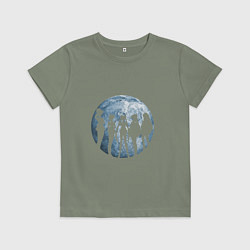 Футболка хлопковая детская Войны в матросках, цвет: авокадо