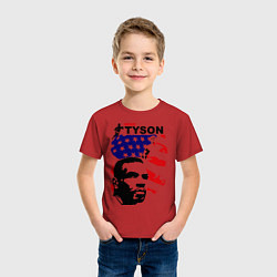 Футболка хлопковая детская Mike Tyson: USA Boxing, цвет: красный — фото 2