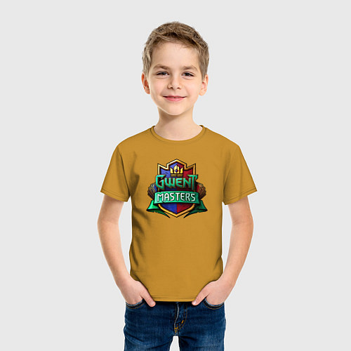 Детская футболка Гвинт / Горчичный – фото 3