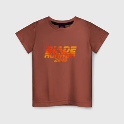 Футболка хлопковая детская Blade Runner 2049, цвет: кирпичный