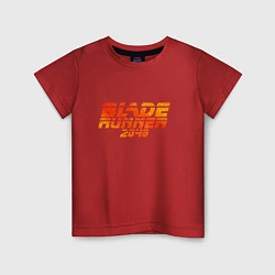 Футболка хлопковая детская Blade Runner 2049, цвет: красный