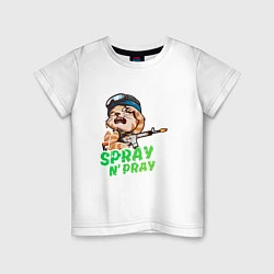 Детская футболка CS:GO Spray N Pray