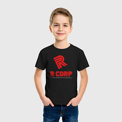 Футболка хлопковая детская R Corp, цвет: черный — фото 2