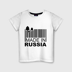 Детская футболка Made in Russia штрихкод