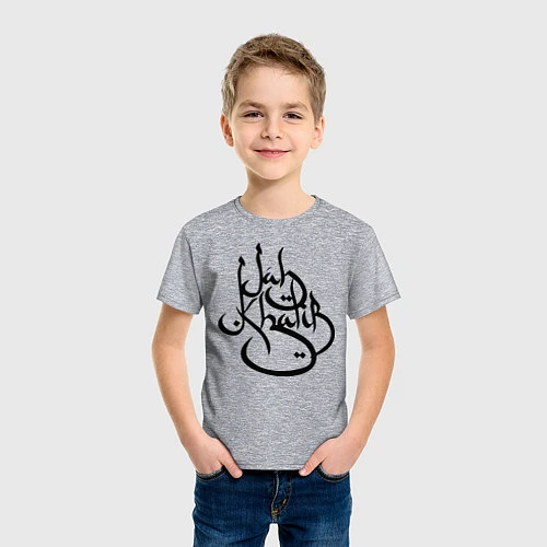 Детская футболка Jah Khalib / Меланж – фото 3