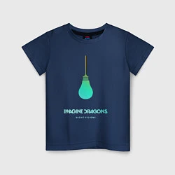 Футболка хлопковая детская Imagine Dragons: Night Visions, цвет: тёмно-синий