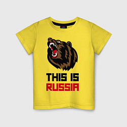 Детская футболка This is Russia