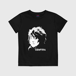 Футболка хлопковая детская Zemfira, цвет: черный