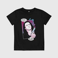 Футболка хлопковая детская Томми Вайсо, цвет: черный