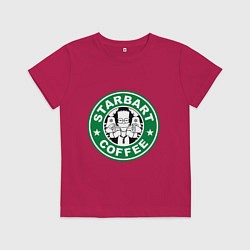 Футболка хлопковая детская Starbart, цвет: маджента
