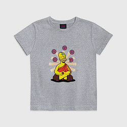 Футболка хлопковая детская Homer Relax, цвет: меланж