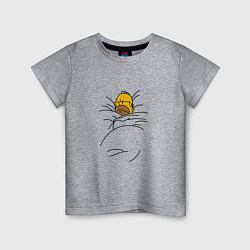 Детская футболка Спящий Гомер
