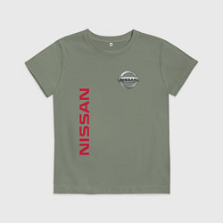 Футболка хлопковая детская Nissan Style, цвет: авокадо