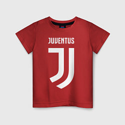 Футболка хлопковая детская FC Juventus, цвет: красный